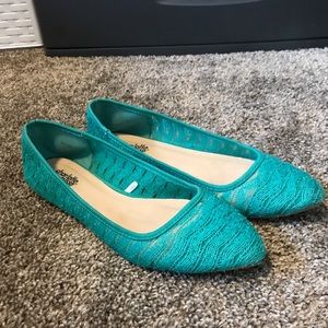 Blue Charlotte Russe cute flats